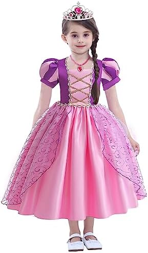 Caroline Girls Rapunzel Princess Dress Up Set