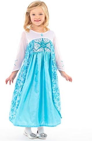 Dress Up as the Ice Princess Machine Washable Play-Friendly Kids Costumes