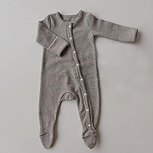 SZZY Baby Romper Autumn Striped Long Sleeve Jumpsuit 12-18 Months