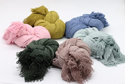 Coberllus Baby Mesh Blanket Photography Props Blue