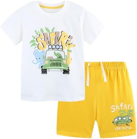 Bumeex Toddler Boys Safari-Jeep Set Soft Comfortable