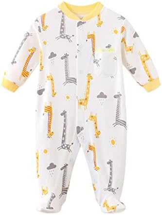 Babymine Checked Organic Cotton Onesie Romper