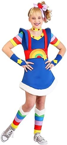 Girls Rainbow Brite Costume