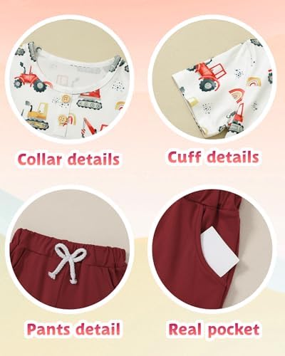 CocoRARA Toddler Boy Hawaiian Print Sets