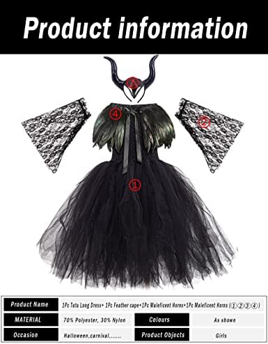 Elegant Princesspronza Princess Lace Tutu Tulle Dress for Halloween
