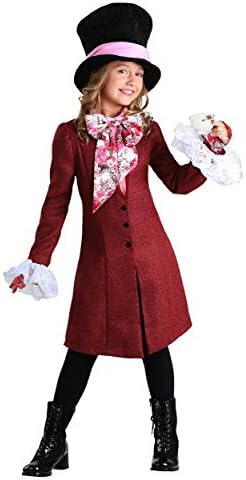 Mad Hatter Costume for Girls X-Large Halloween Costume