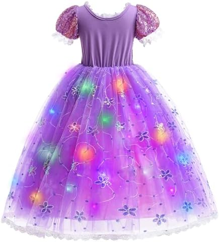 LED Princess Full-Accessories Preschool Princess Halloween Costume