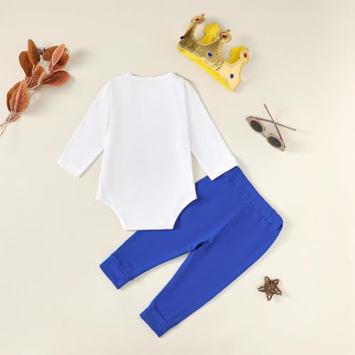 Prince Charlton Baby Costume Outfit with Crown Hat