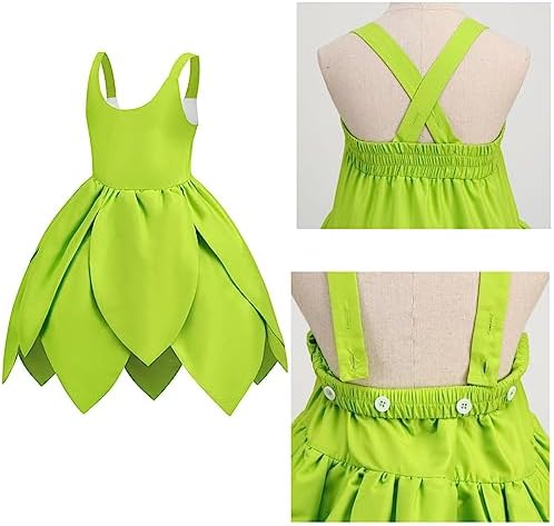 Princess model Green Dress with Wings Toddler Halloween Costume