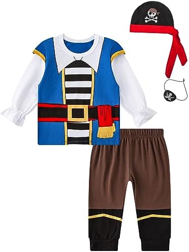 Aglee Pirate Kids Halloween Costume