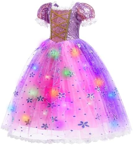 LED Princess Full-Accessories Preschool Princess Halloween Costume