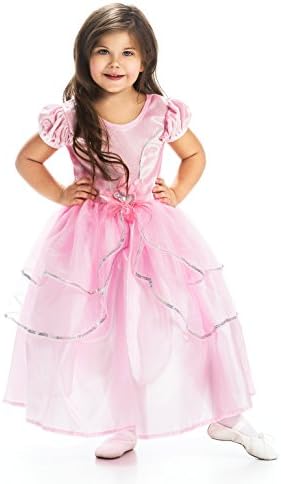 Little Adventures Royal Pink Princess Dress Up Costume for Girls