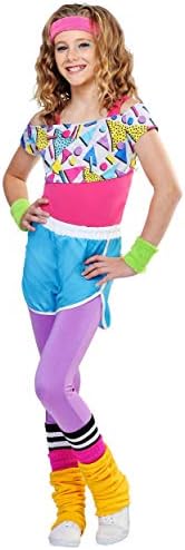 80s Work Out Costume for Girls