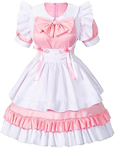 Kawaii Anime French Maid Costume Set for Girls