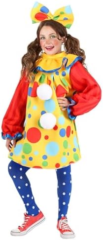 Posh Polka Dot Kids clown dress