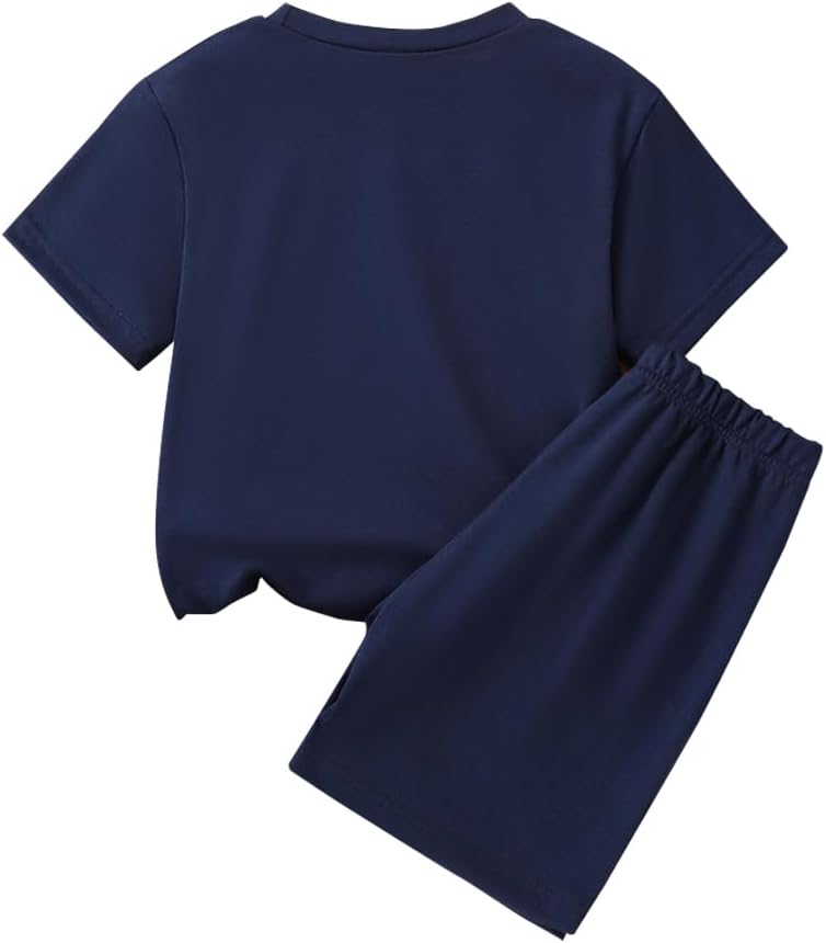 Nivne Tco - Cartoon Print Toddler Boy Outfit 2-7T