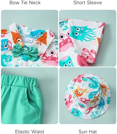 XUANHAO Toddler Boys Summer Malaysian Hot Outfit Set