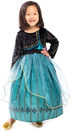 Unleash Imagination Little Adventures Hillarys Princess Dress Up Costume for Girls