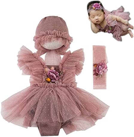 Vemonllas Newborn Baby Girls Photo Props Set