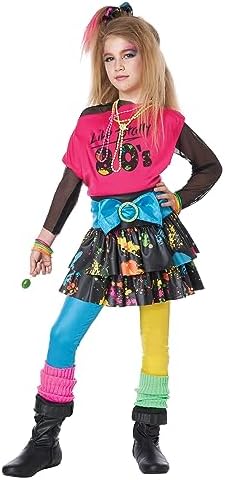 80s Theme Girls Costume Accessories