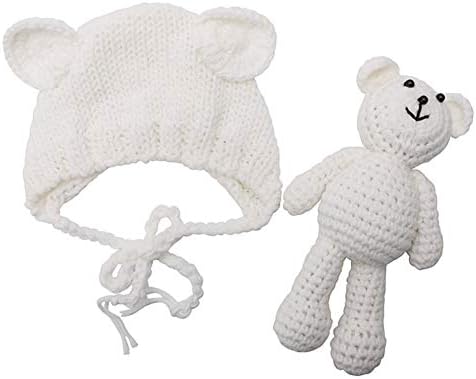 Cute Bear Bear Hat with Bear Doll for Babies