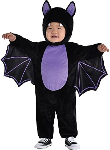 Amscan Bat Onesie Costume for 6-12M Baby Girls