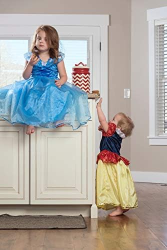 Little Adventures Deluxe Cinderella Butterfly Princess Dress Up Costume for Girls