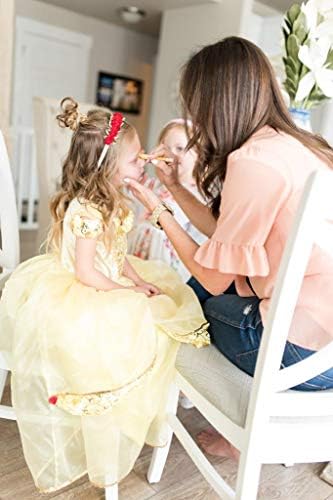 Machine Washable Yellow Beauty Princess Costume for Kids