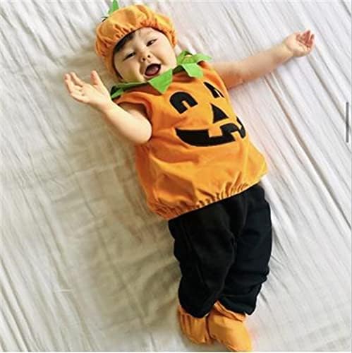 OneFlow Halloween Pumpkin Romper Set Spooky Cozy for Babies