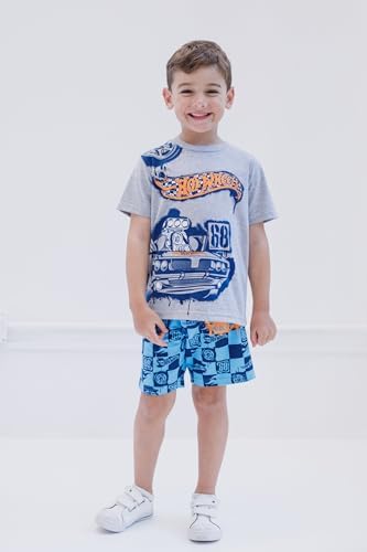 Explore Hot Wheels Little Boys Short Sleeve Tee Shorts Set