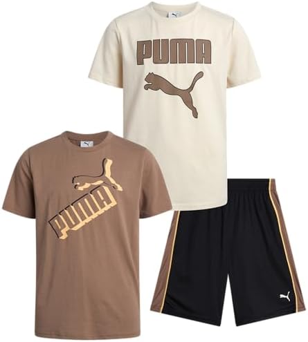 PUMA Boys Performance T-Shirt Tank Top and Gym Shorts Set
