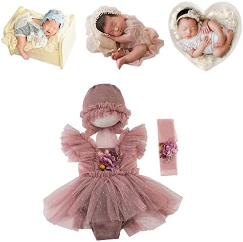 Vemonllas Newborn Baby Girls Photo Props Set
