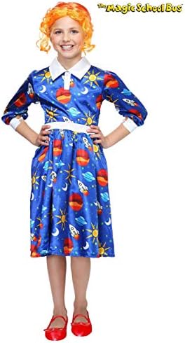 Girls Miss Frizzle Magic School Bus Costume - Science Teacher attire for kids