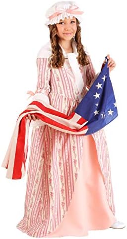 Stunning Victorian Halloween Costume Girls Betsy Ross Costume