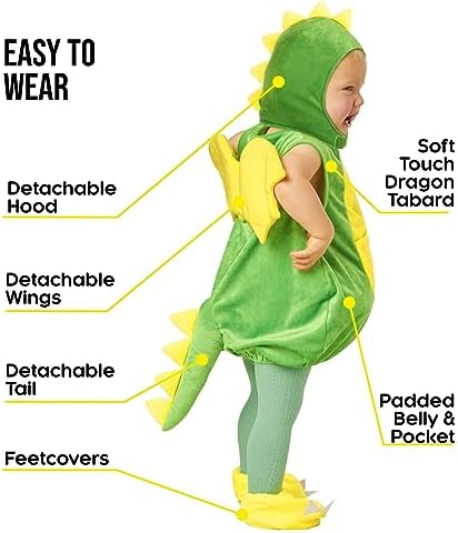 Whats on theCard Morph Toddler Dragon Costume