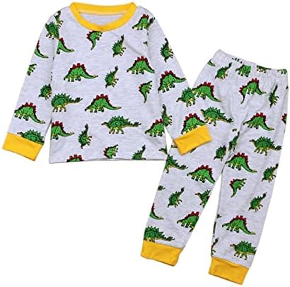 Dinosaur and Halloween Christmas Toddler Boys Outfit Set