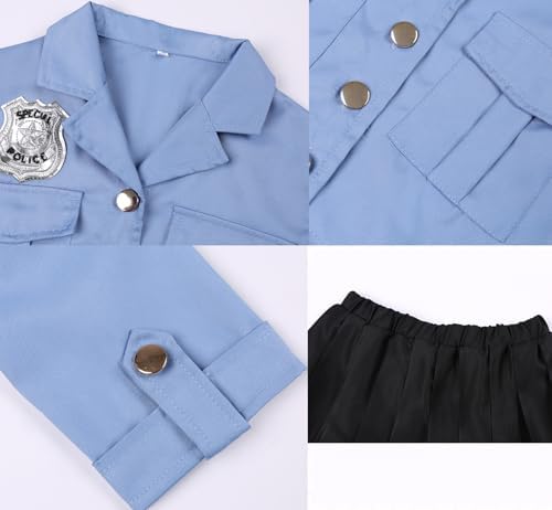Gortykor Girls Police Officer Costume