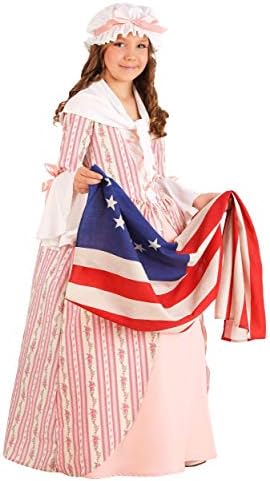 Stunning Victorian Halloween Costume Girls Betsy Ross Costume