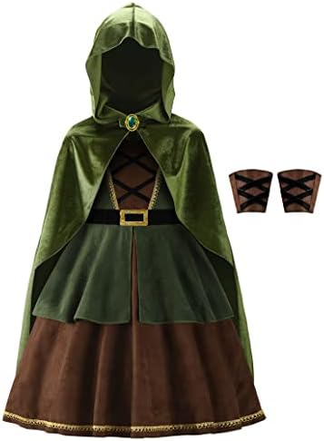 Elegant Archer Green Costume