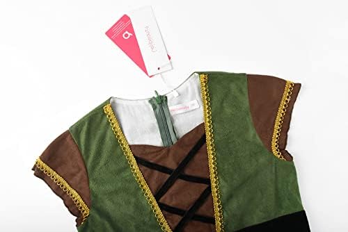 Elegant Archer Green Costume