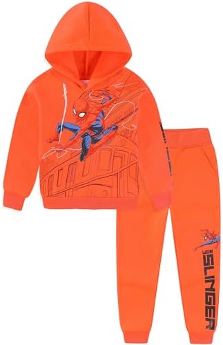 Marvel Spider-Man Boys Hoodie Pants Set for Big Kids