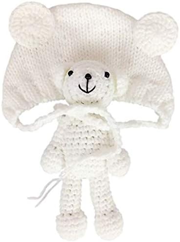 Cute Bear Bear Hat with Bear Doll for Babies