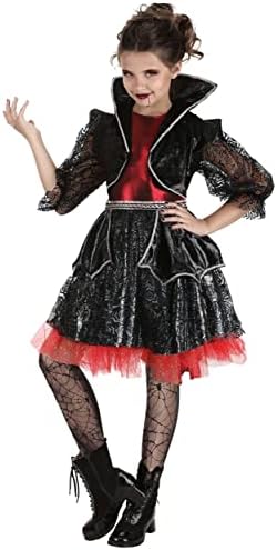Gothic Vampire Costume for Girls Freddie Knight