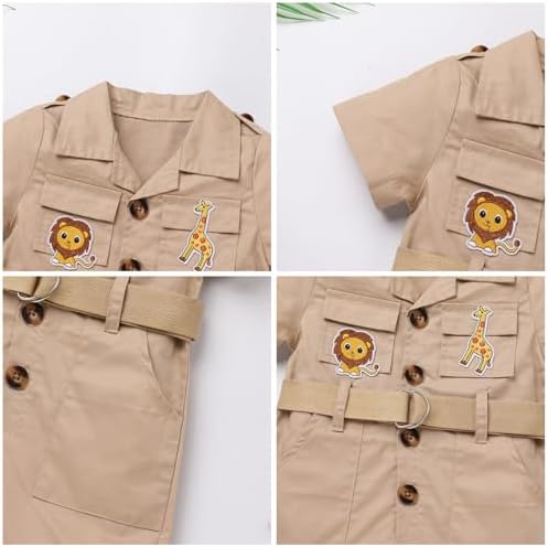 Adventure Kids Baby Safari Outfit Zoo Keeper Jumpsuit for Little Ones