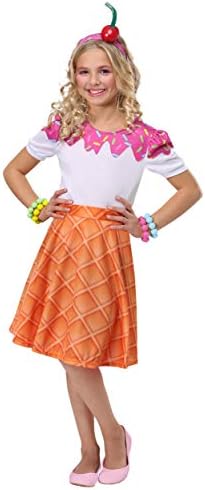 Fun Ice Cream Cone Costume for Girls