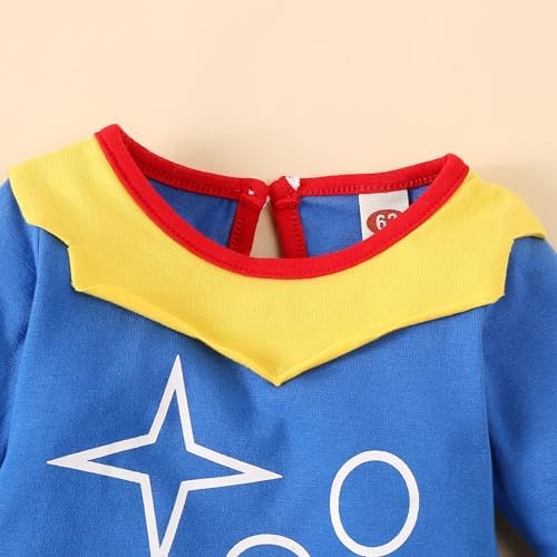 VINUOKER Baby Boy Halloween Clothes Halloween clown outfit funny infant clown costume
