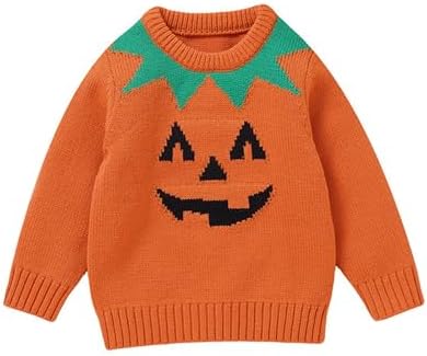 Warm Halloween Knitted Sweater - Autumn Baby Clothing