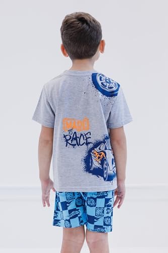 Explore Hot Wheels Little Boys Short Sleeve Tee Shorts Set