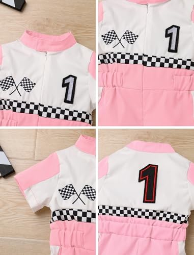 IDOPPI Race Car Costume for Boys 1st 2nd Birthday