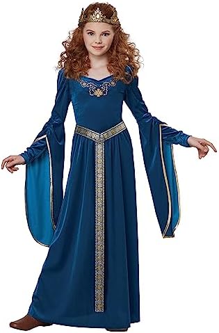 Medieval Princess Gown Giggling Girls Costumes Glowin Gold Details